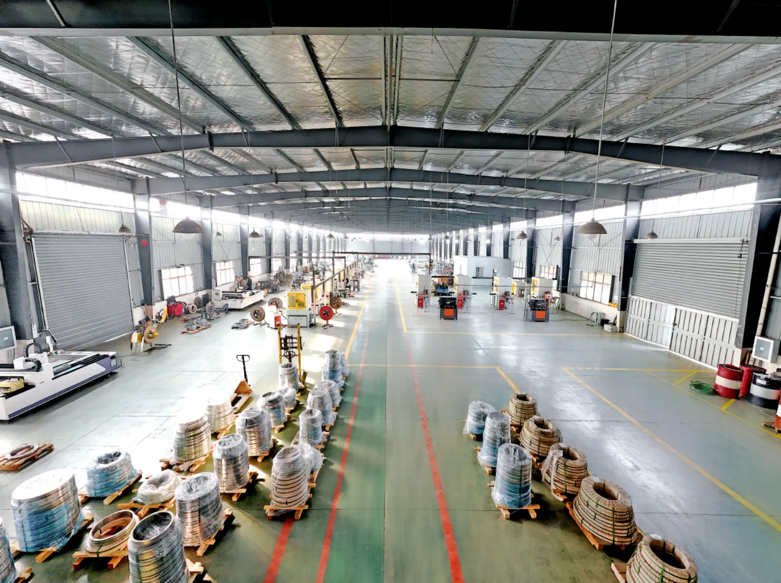 Steel strip warehouse